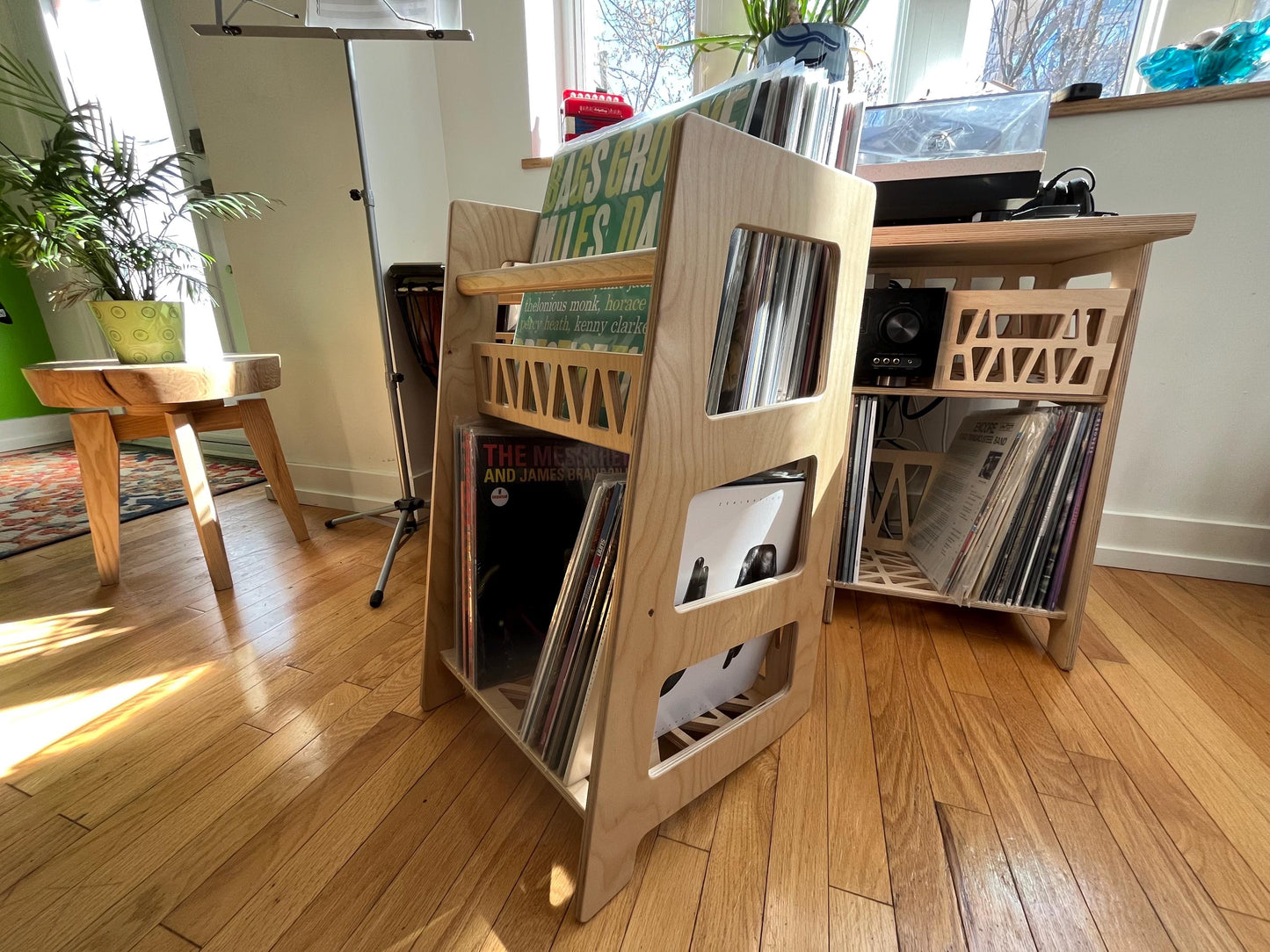 The Double Decker - 12” Vinyl LP Record Storage Shelf