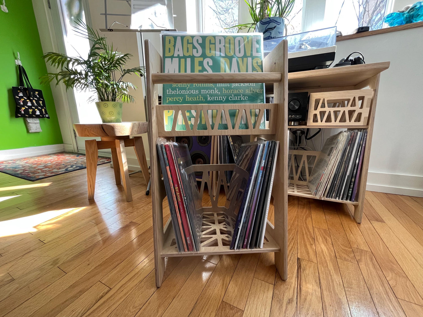 The Double Decker - 12” Vinyl LP Record Storage Shelf