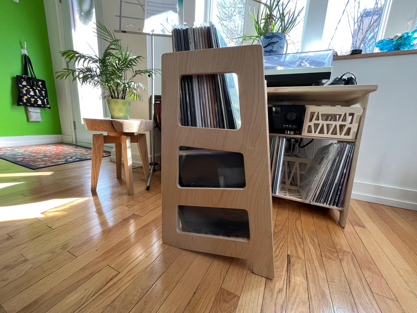 The Double Decker - 12” Vinyl LP Record Storage Shelf