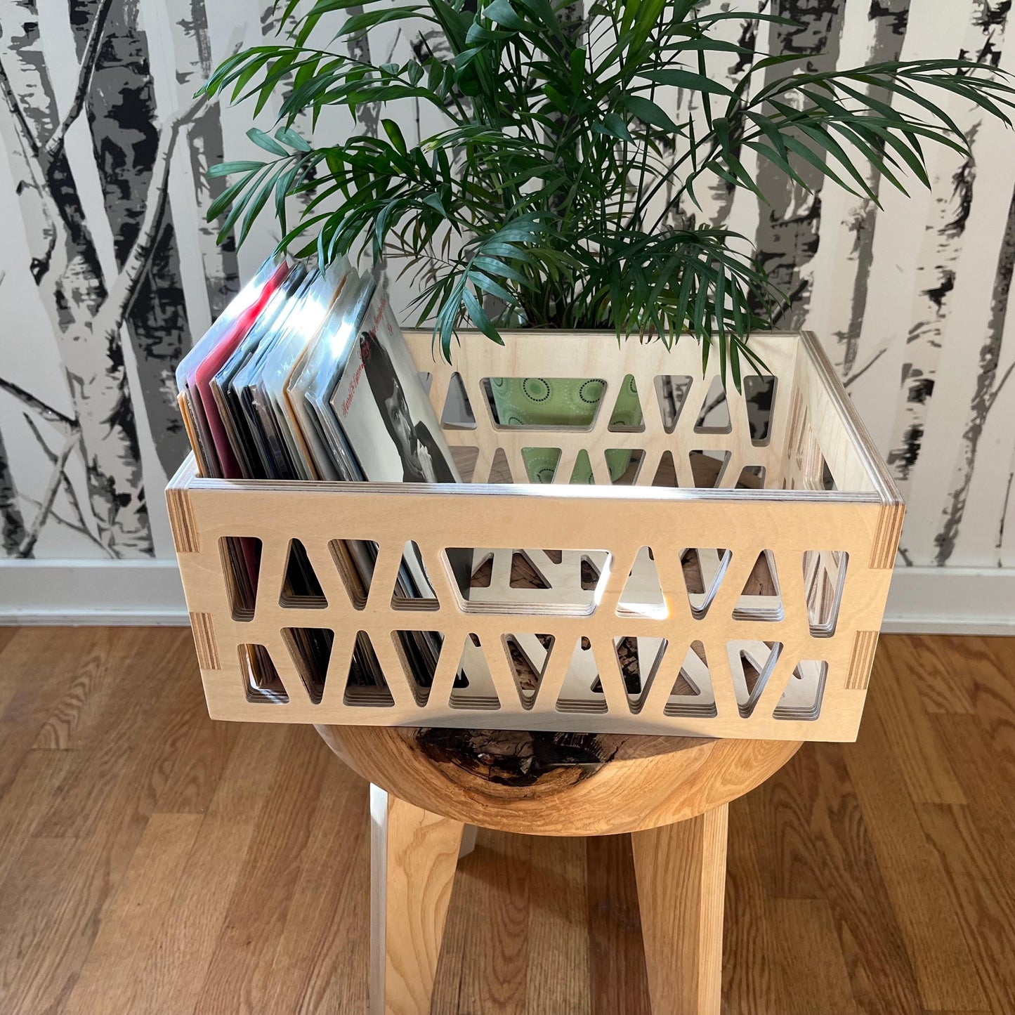 The Longbody - Long Storage Box For 7” 45RPM Vinyl LP Records - Longbody Mini Milk Crate Style