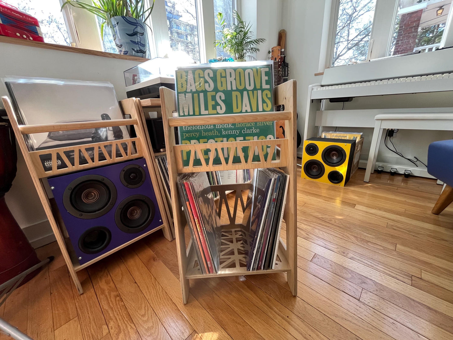 The Double Decker - 12” Vinyl LP Record Storage Shelf